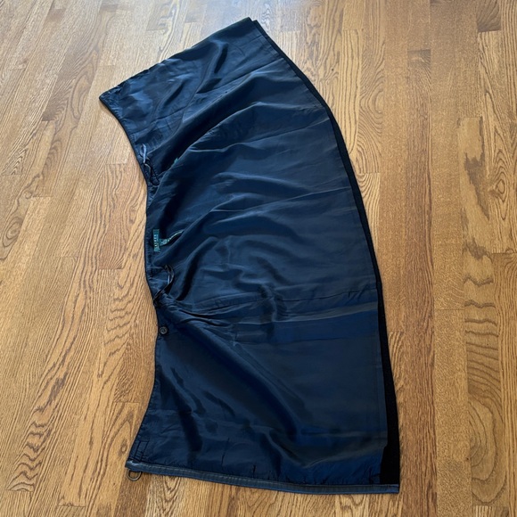 Elegant Black Wrap Mini Skirt - Picture 6 of 9